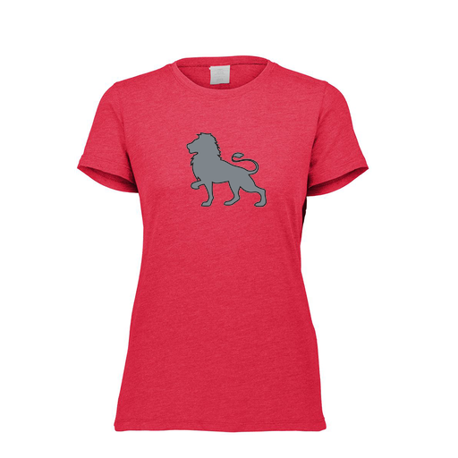 [FTSCUBRD-FAXS-LOGO1] Decker Women's Tri-Blend T-Shirt - Short Sleeve (Female Adult XS, Red, Logo 1)