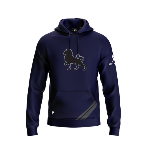 [FOLHSMNV-YXS-LOGO2] Decker Summit Hoodie (Youth XS, Navy, Logo 2)