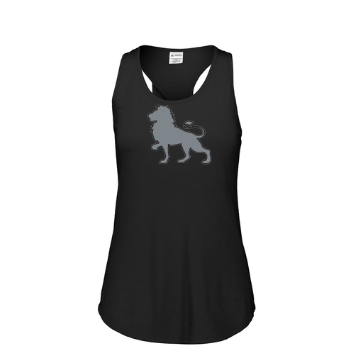 [3078.K94.S-LOGO1] Ladies Tri Blend Tank Top (Female Adult S, Black, Logo 1)