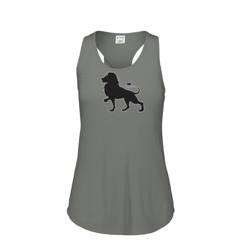 [3078.013.S-LOGO2] Ladies Tri Blend Tank Top (Female Adult S, Gray, Logo 2)