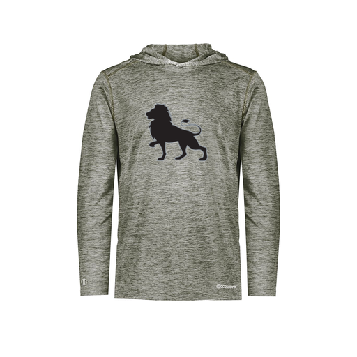 [FOLHCGGY-AS-LOGO2] Decker Men's Charge Hoodie (Adult S, Gray, Logo 2)