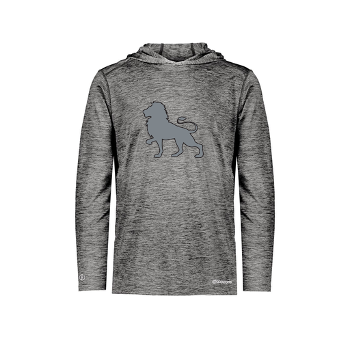 [FOLHCGBK-YS-LOGO1] Decker Youth Charge Hoodie (Youth S, Black, Logo 1)