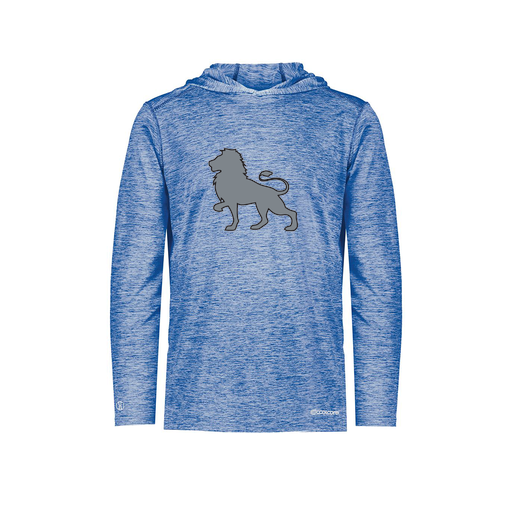 [FOLHCGRY-YS-LOGO1] Decker Youth Charge Hoodie (Youth S, Royal, Logo 1)