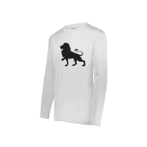 [222822.005.XS-LOGO2] Men's LS Smooth Sport Shirt (Adult XS, White, Logo 2)