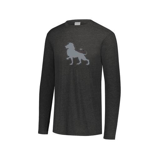 [FTLCUBBK-AXS-LOGO1] Decker Men's Tri-Blend T-Shirt - Long Sleeve (Adult XS, Black, Logo 1)