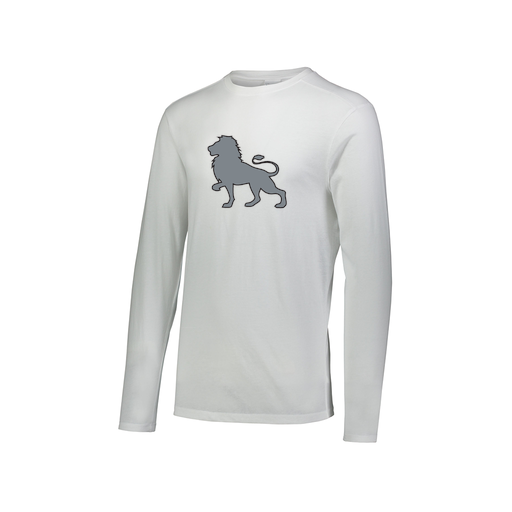 [3075.005.XS-LOGO1] Men's LS Ultra-blend T-Shirt (Adult XS, White, Logo 1)