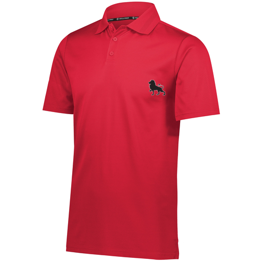 [222568.083.S-LOGO2] Men's Prism Polo (Adult S, Red, Logo 2)