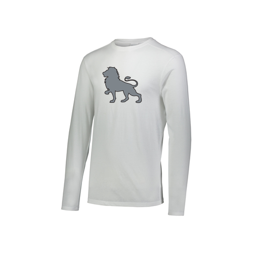 [FTLCUBWH-YS-LOGO1] Decker Youth Tri-Blend T-Shirt - Long Sleeve (Youth S, White, Logo 1)