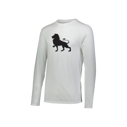 [FTLCUBWH-YS-LOGO2] Decker Youth Tri-Blend T-Shirt - Long Sleeve (Youth S, White, Logo 2)